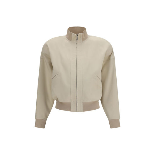 Gucci Beige Cotton Bomber