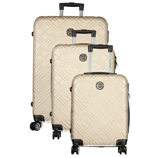 Laura Biagiotti Gold Polyurethane Women's Travel Bag