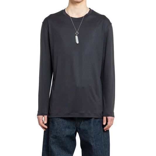 Lemaire Black Silk T-Shirt