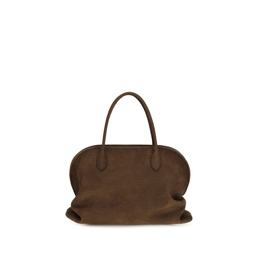 The Row Brown Calf Leather Bos Taurus Shoulder Bag