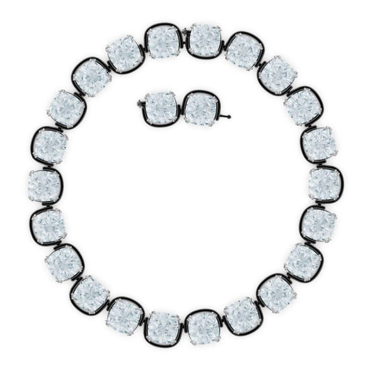 Swarovski Gray Glass Necklace