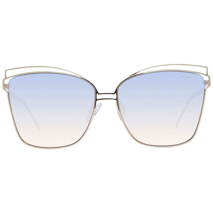 Ana Hickmann Gold Metal Sunglasses