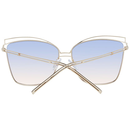 Ana Hickmann Gold Metal Sunglasses