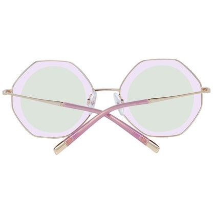 Ana Hickmann Gold Metal Sunglasses