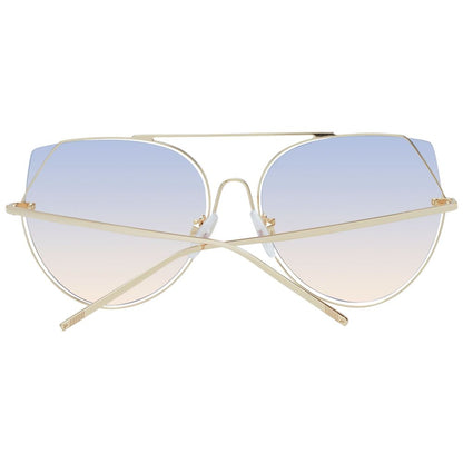 Ana Hickmann Gold Metal Sunglasses