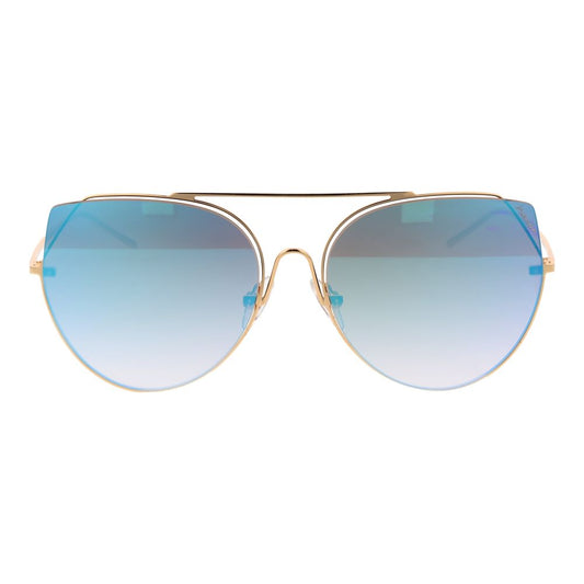 Ana Hickmann Gold Metal Sunglasses