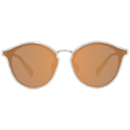 Ana Hickmann Beige Plastic Sunglasses