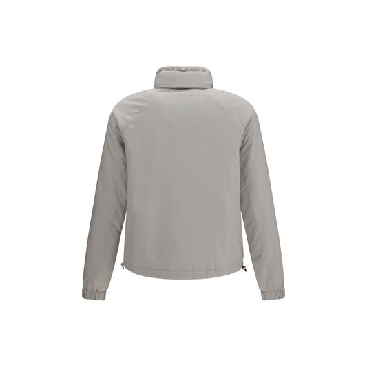 Brunello Cucinelli Gray Polyester Shell Jacket
