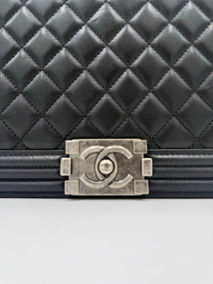 Chanel Bicolor Leather Handbag