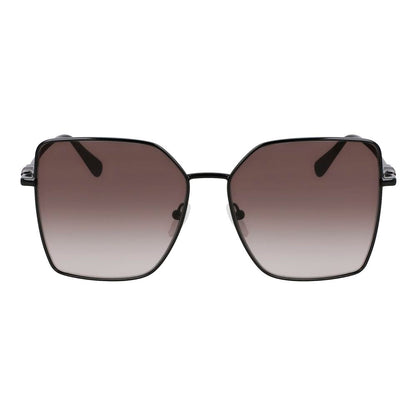 Longchamp Black Metal Sunglasses