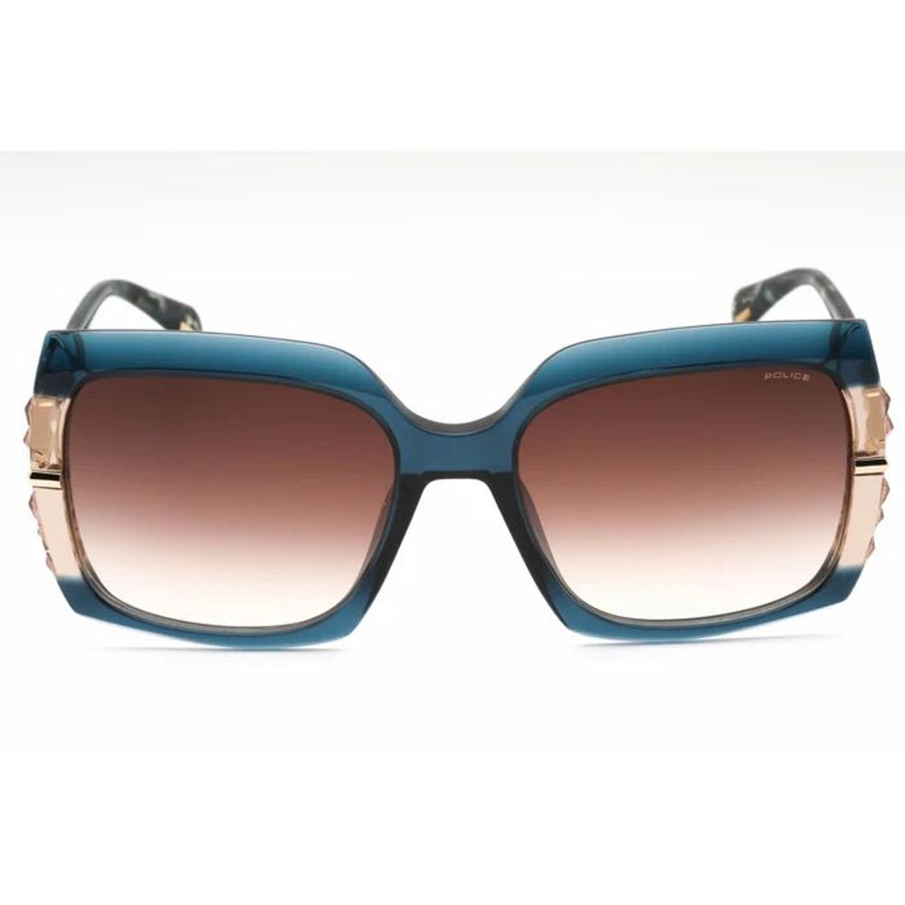 Police Blue Acetate Sunglasses