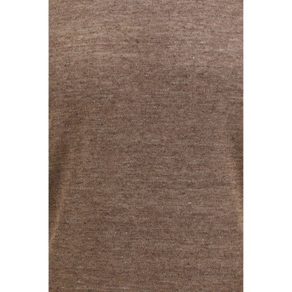 Brunello Cucinelli Brown Linen T-Shirt