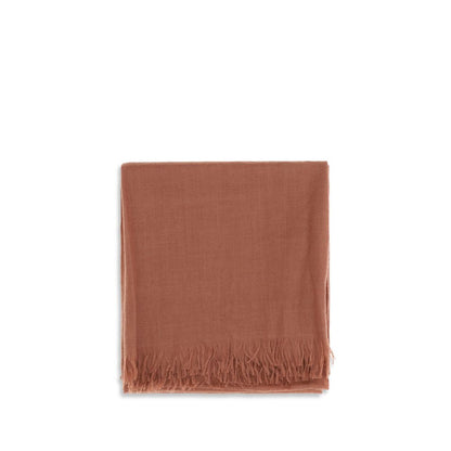Brunello Cucinelli Orange Cashmere Foulard