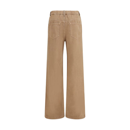 Brunello Cucinelli Beige Cotton Jeans Denim