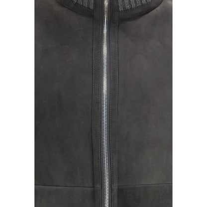 Brunello Cucinelli Gray Wool Oves Aries Full-Length Jacket