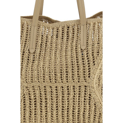 Brunello Cucinelli Beige Raffia Handbag