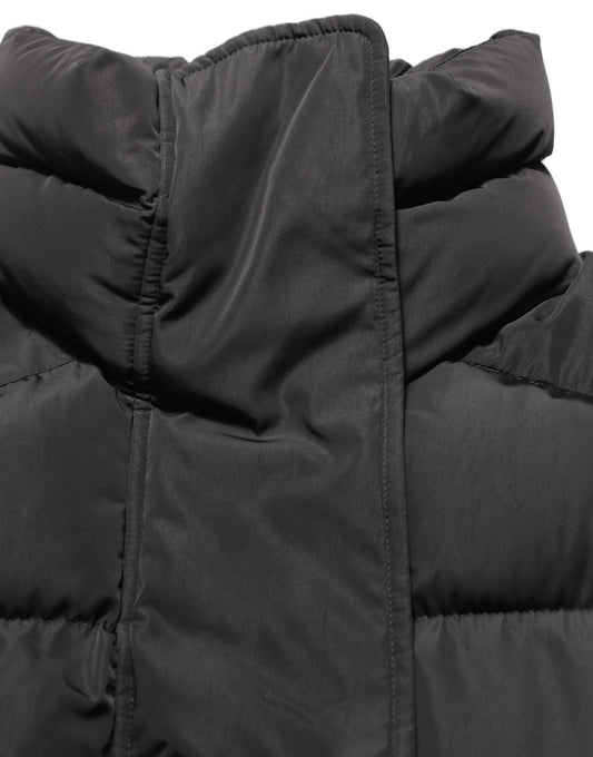 Dolce & Gabbana Black Polyester Sleeveless Padded Men Puffer Jacket
