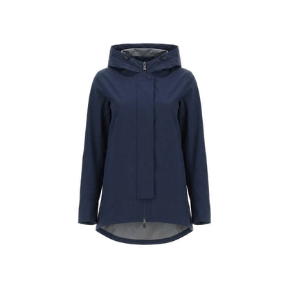 Herno Blue Polyester Shell Jacket