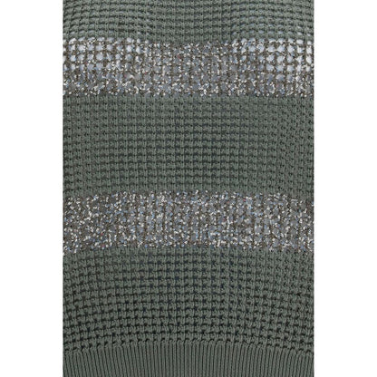 Brunello Cucinelli Bicolor Cotton Sweatshirt
