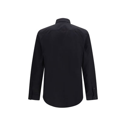 Burberry Black Cotton Dress Shirt