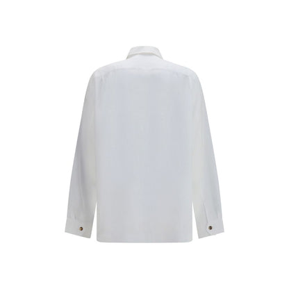 Brunello Cucinelli White Linen Shirt
