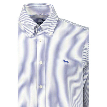 Harmont & Blaine Blue Cotton Men's Shirt