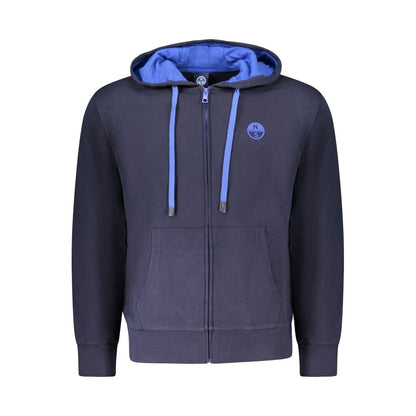 North Sails Blue Cotton Men's Sweatshirt