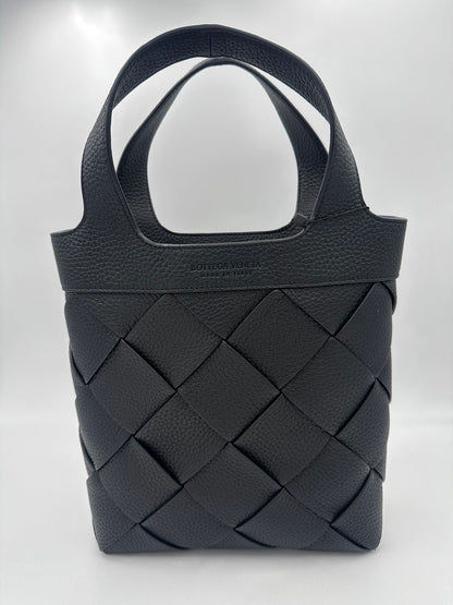 Bottega Veneta BOTTEGA VENETA Small DIAGO Black Handbag