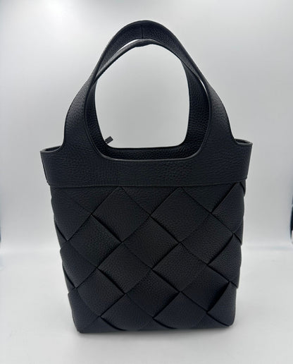 Bottega Veneta BOTTEGA VENETA Small DIAGO Black Handbag