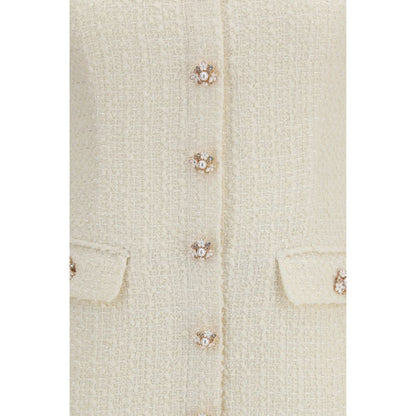 Self-Portrait Beige Polyester Casual Dress
