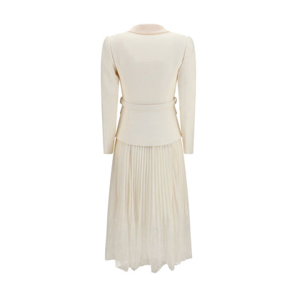 Self-Portrait Beige Polyester Cocktail Dress