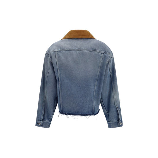 Miu Miu Blue Cotton Denim Jacket