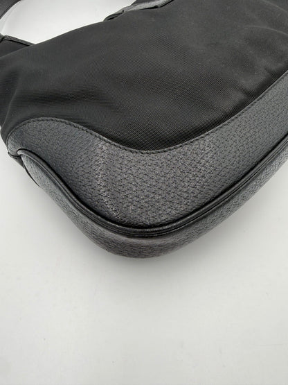 Gucci GUCCI JACKIE Leather and Canvas Handbag
