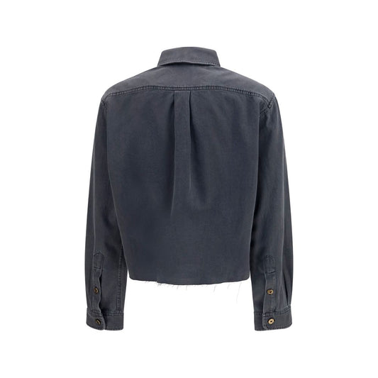 Miu Miu Gray Denim Shirt