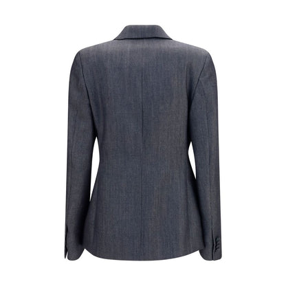 Balenciaga Gray Wool Oves Aries Blazer