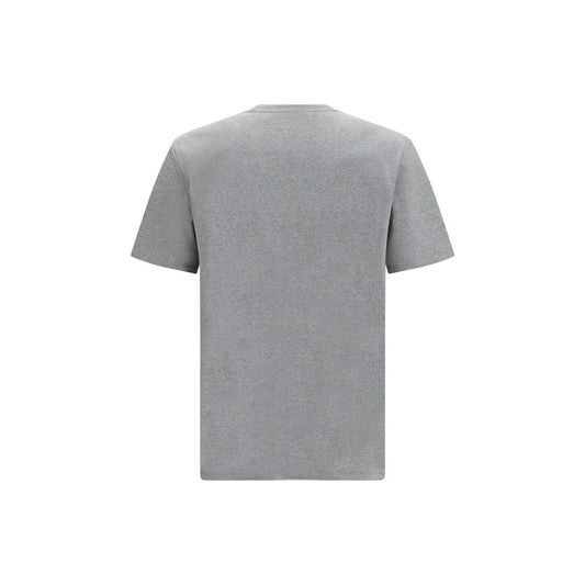 Balmain Gray Cotton T-Shirt