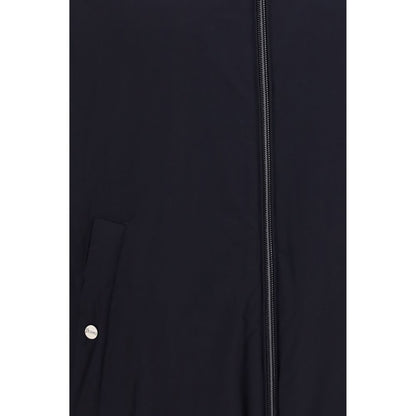 Herno Blue Goose Down Full-Length Jacket
