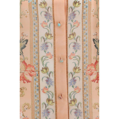 Zimmermann Multicolor Silk Pattern Shirt