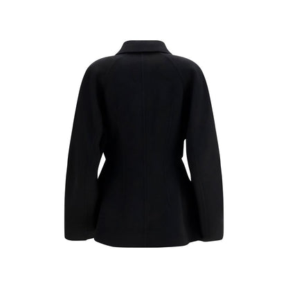 Rohe Black Wool Oves Aries Full-Length Jacket