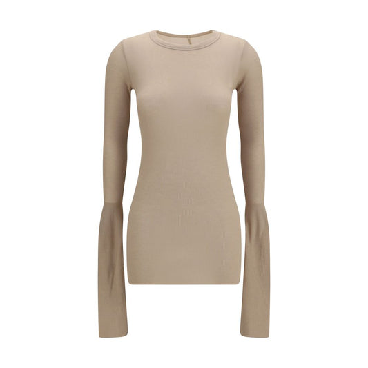 Rick Owens Beige Viscose Shirt