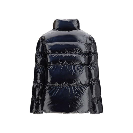 PINKO Black Polyamide Full-Length Jacket