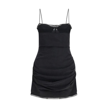 Magda Butrym Black Silk Cocktail Dress