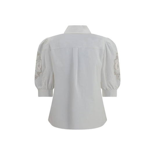 Valentino Garavani White Cotton Blouse
