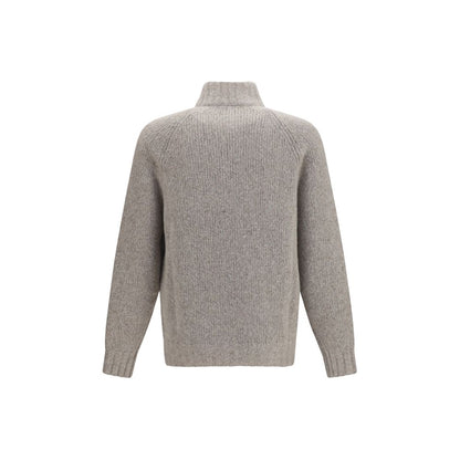 Brunello Cucinelli Gray Cashmere Cardigan