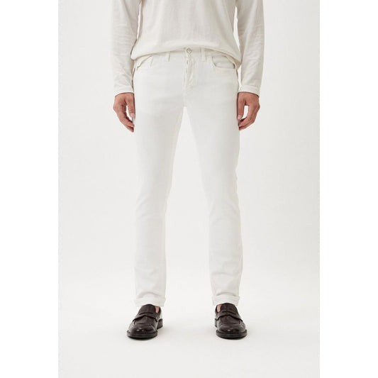 Bikkembergs White Cotton Blazer