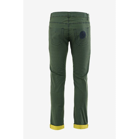 Bikkembergs Bicolor Cotton Casual Pants