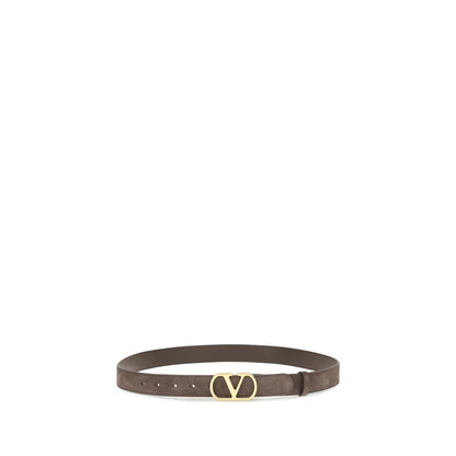Valentino Garavani Brown Calf Leather Bos Taurus Belt