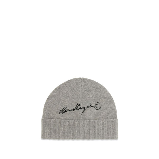 MM6 Gray Wool Oves Aries Beanie