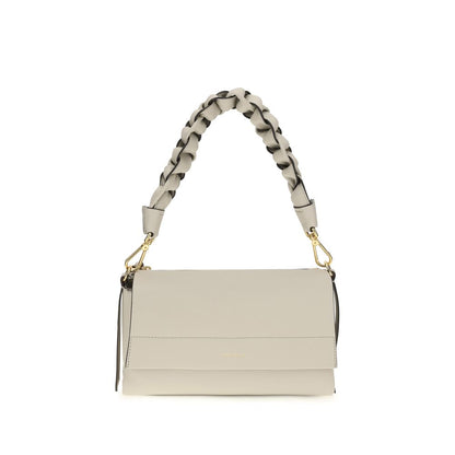 Coccinelle Beige Calf Leather Bos Taurus Shoulder Bag