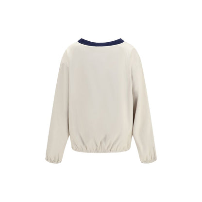 Miu Miu Beige Recycled Polyester Sweatshirt